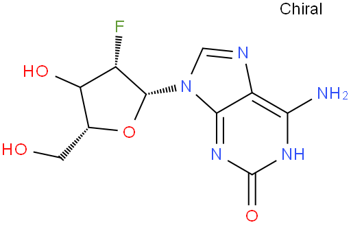 6-氨基-9-(2-脱氧-2-氟-BETA-D-阿拉伯呋喃糖基)-1,9-二氢-2H-嘌呤-2-酮