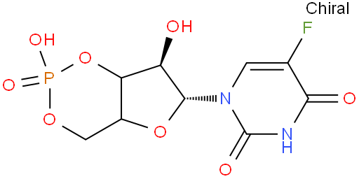 5-Fluorouridine 3',5'-Cyclic Monophosphonate