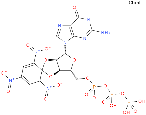 2',3'-O-(2,4,6-trinitrocyclohexadienylidene)guanosine 5'-triphosphate
