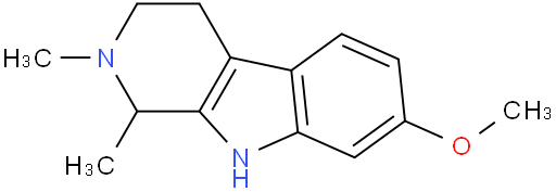 7-Methoxy-1,2-dimethyl-1,3,4,9-tetrahydropyrido[3,4-b]indole