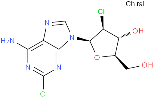 2-氯-9-(2-氯-2-脱氧-β-D-阿拉伯呋喃基)嘌呤-6-胺