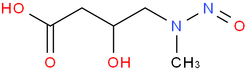 Butanoic acid, 3-hydroxy-4-(methylnitrosoamino)-