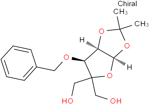 3-O-Benzyl-4-(hydroxymethyl)-1,2-O-isopropylidene-a-D-ribofuranose