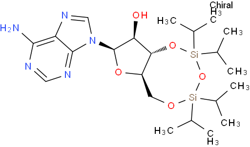 9H-Purin-6-amine, 9-[3,5-O-[1,1,3,3-tetrakis(1-methylethyl)-1,3-disiloxanediyl]-β-D-arabinofuranosyl]-