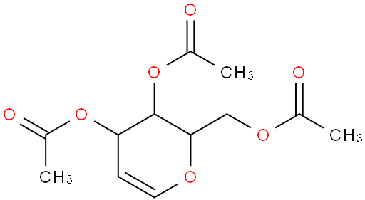 2-(Acetoxymethyl)-3,4-dihydro-2H-pyran-3,4-diyl diacetate