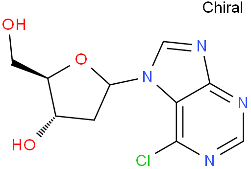 (2R,3S)-5-(6-chloro-7H-purin-7-yl)-2-(hydroxymethyl)tetrahydrofuran-3-ol