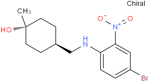 (1R,4R)-4-(((4-bromo-2-nitrophenyl)amino)methyl)-1-methylcyclohexan-1-ol