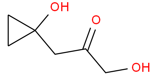 1-Hydroxy-3-(1-hydroxycyclopropyl)propan-2-one