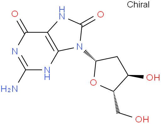 2-Amino-9-((2S,4R,5S)-4-hydroxy-5-(hydroxymethyl)tetrahydrofuran-2-yl)-7,9-dihydro-3H-purine-6,8-dione