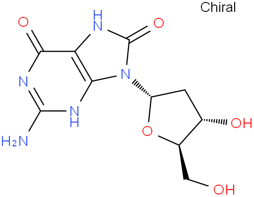 2-Amino-9-((2S,4S,5R)-4-hydroxy-5-(hydroxymethyl)tetrahydrofuran-2-yl)-7,9-dihydro-3H-purine-6,8-dione