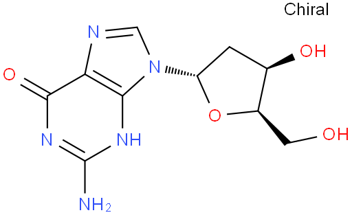 2-Amino-9-((2S,4R,5R)-4-hydroxy-5-(hydroxymethyl)tetrahydrofuran-2-yl)-3,9-dihydro-6H-purin-6-one