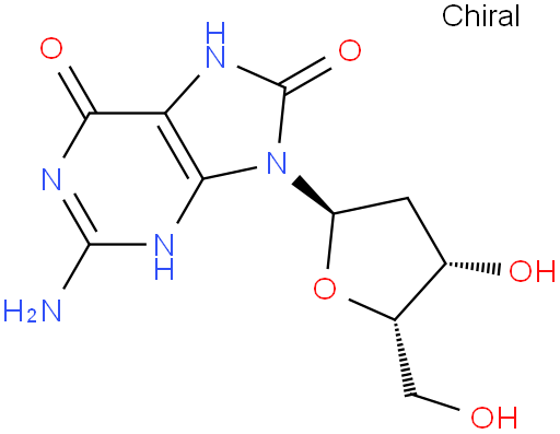 2-Amino-9-((2R,4S,5S)-4-hydroxy-5-(hydroxymethyl)tetrahydrofuran-2-yl)-7,9-dihydro-3H-purine-6,8-dione