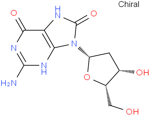 2-Amino-9-((2S,4S,5S)-4-hydroxy-5-(hydroxymethyl)tetrahydrofuran-2-yl)-7,9-dihydro-3H-purine-6,8-dione