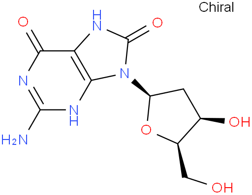 2-Amino-9-((2R,4R,5R)-4-hydroxy-5-(hydroxymethyl)tetrahydrofuran-2-yl)-7,9-dihydro-3H-purine-6,8-dione