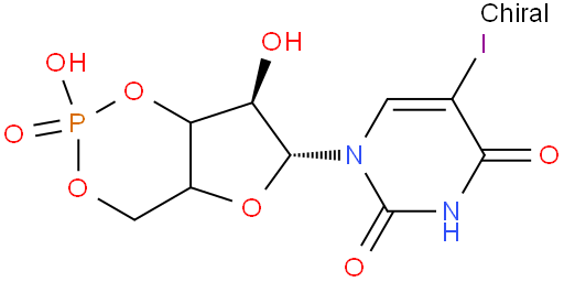 5-Iodouridine 3',5'-Cyclic Monnophosphonate