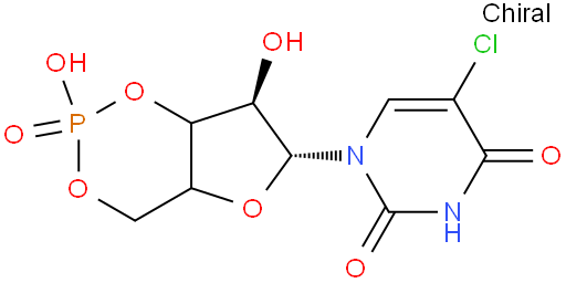 5-Chlorouridine 3',5'-Cyclic Monophosphonate