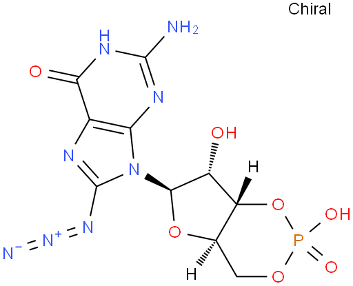 8-Azidoguanosine Cyclic Monophosphonate