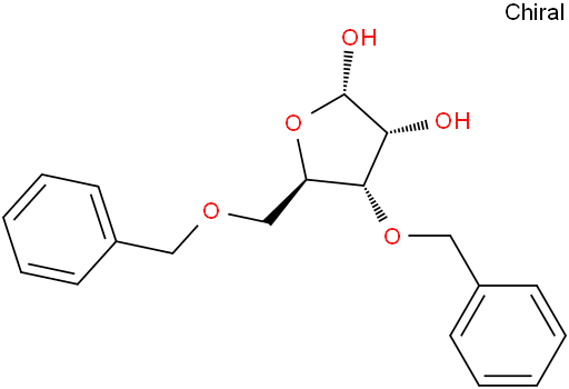 3,5-Bis-O-(phenylmethyl)-α-D-ribofuranose