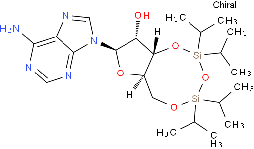 3,5-O-(1,1,3,3-四异丙基-1,3-二硅氧烷)腺苷